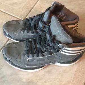 Barely used adidas basketball shoes